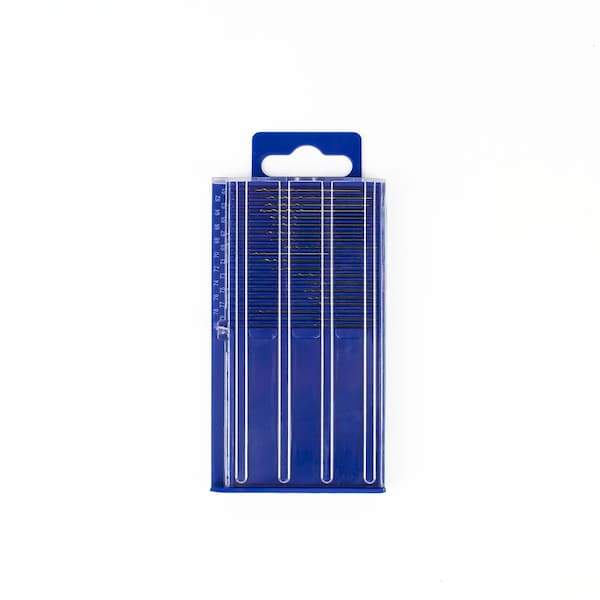 Excel Blades 20 Assorted Carbon Steel Mini Micro Hobby Drill Bit Index No 61-No 80, 6pk 55522 - main